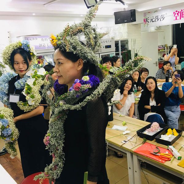 天元莎莎花艺好平台,花艺师推荐,花艺师加盟