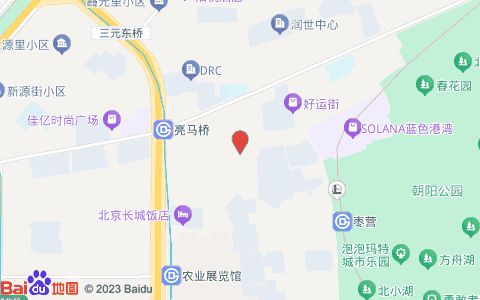 北京市朝阳区麦子店街53号亮马港湾大厦南楼一层位置示意图