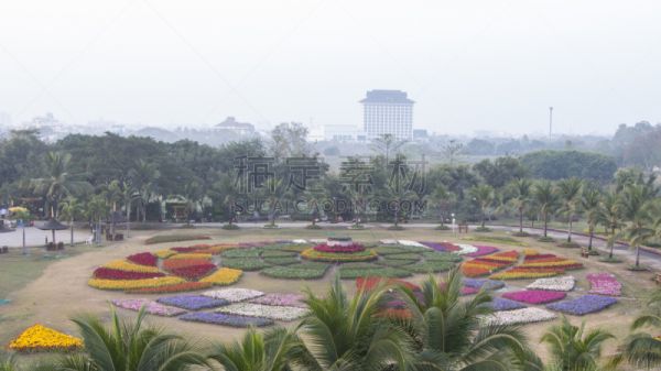 传统节日,花舞节,冰雪节,公园,水平画幅,景观设计,无人,户外,泰国,非凡的