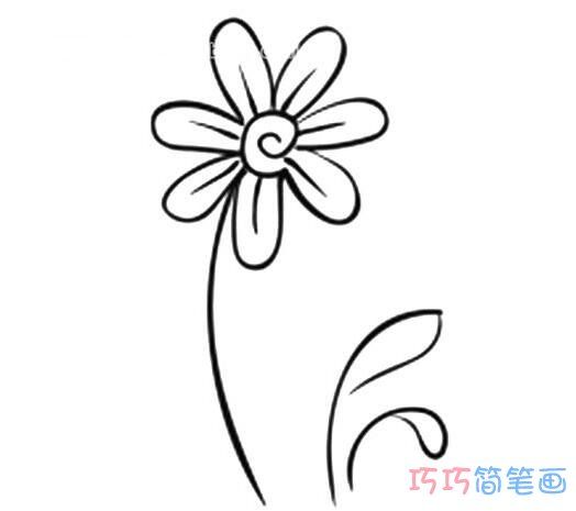 小花怎么画简洁好看_小花简笔画图片