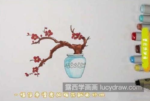 简单又好看梅花简笔画画法大全 古风仙气梅花简笔画怎么画