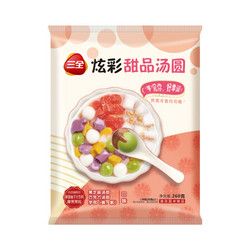 三全 炫彩甜品汤圆 巧克力口味 260g 早餐 点心 小食 芋圆 *5件