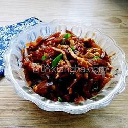 肉丝炒玫瑰大头菜的做法[图]