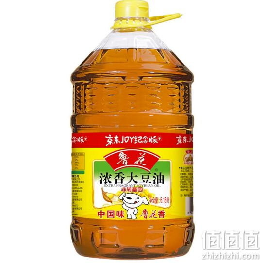 鲁花 食用油 浓香大豆油6.18L