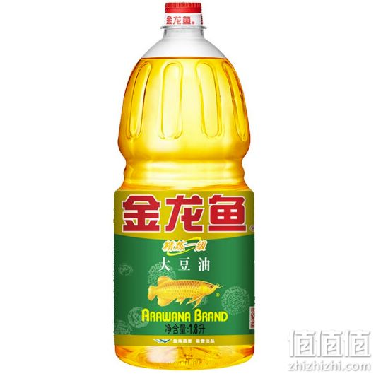 金龙鱼 食用油 精炼一级 大豆油1.8L