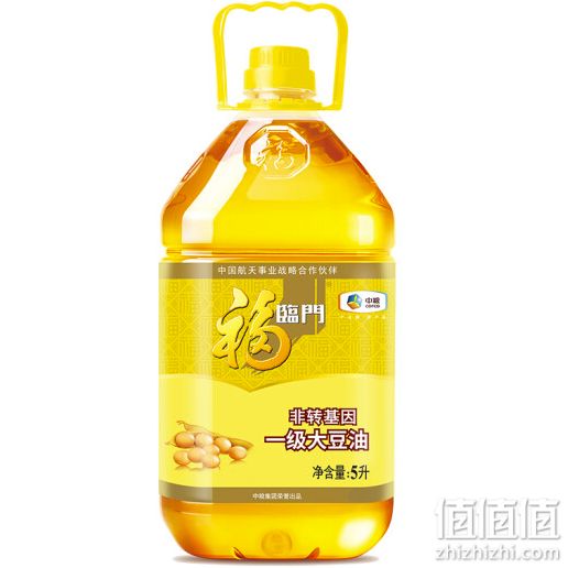 福临门 食用油 非转基因一级大豆油5L