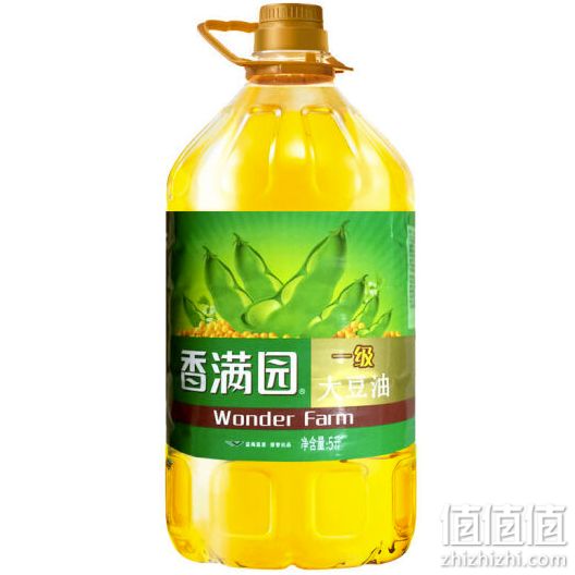 香满园一级大豆油5L/桶装家庭食用油