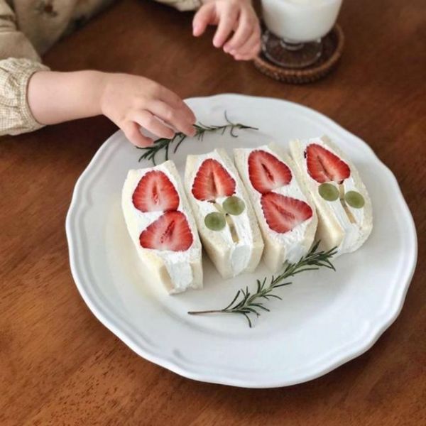 日本大热超可爱「水果花三文治」简易5步骤食谱公开