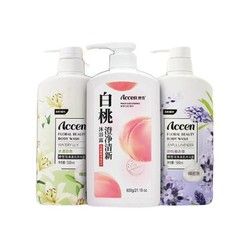 ACCEN 澳雪 花果香氛沐浴露套装 共1600ml（白桃+百合花+薰衣草）